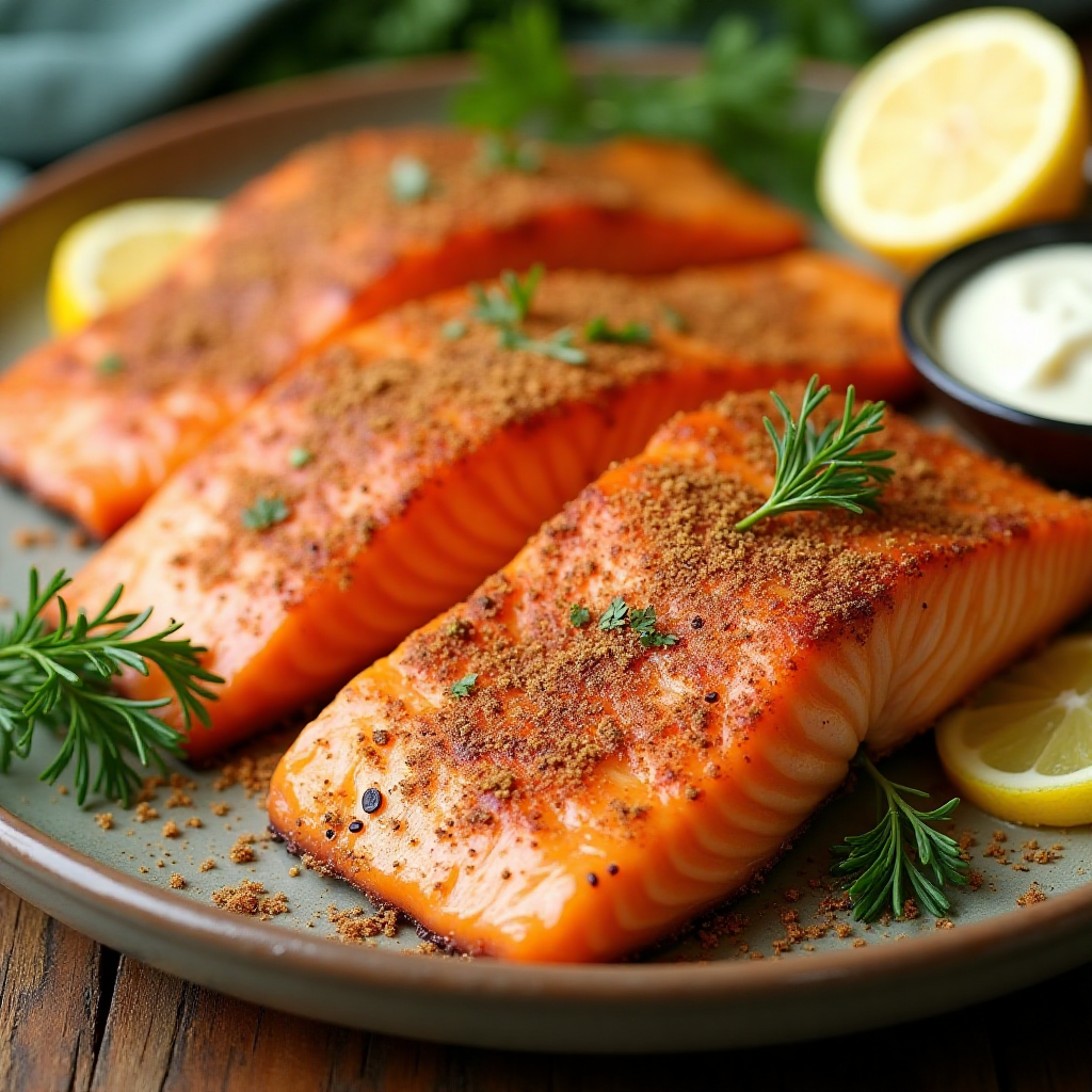 Air Fryer Salmon Steak