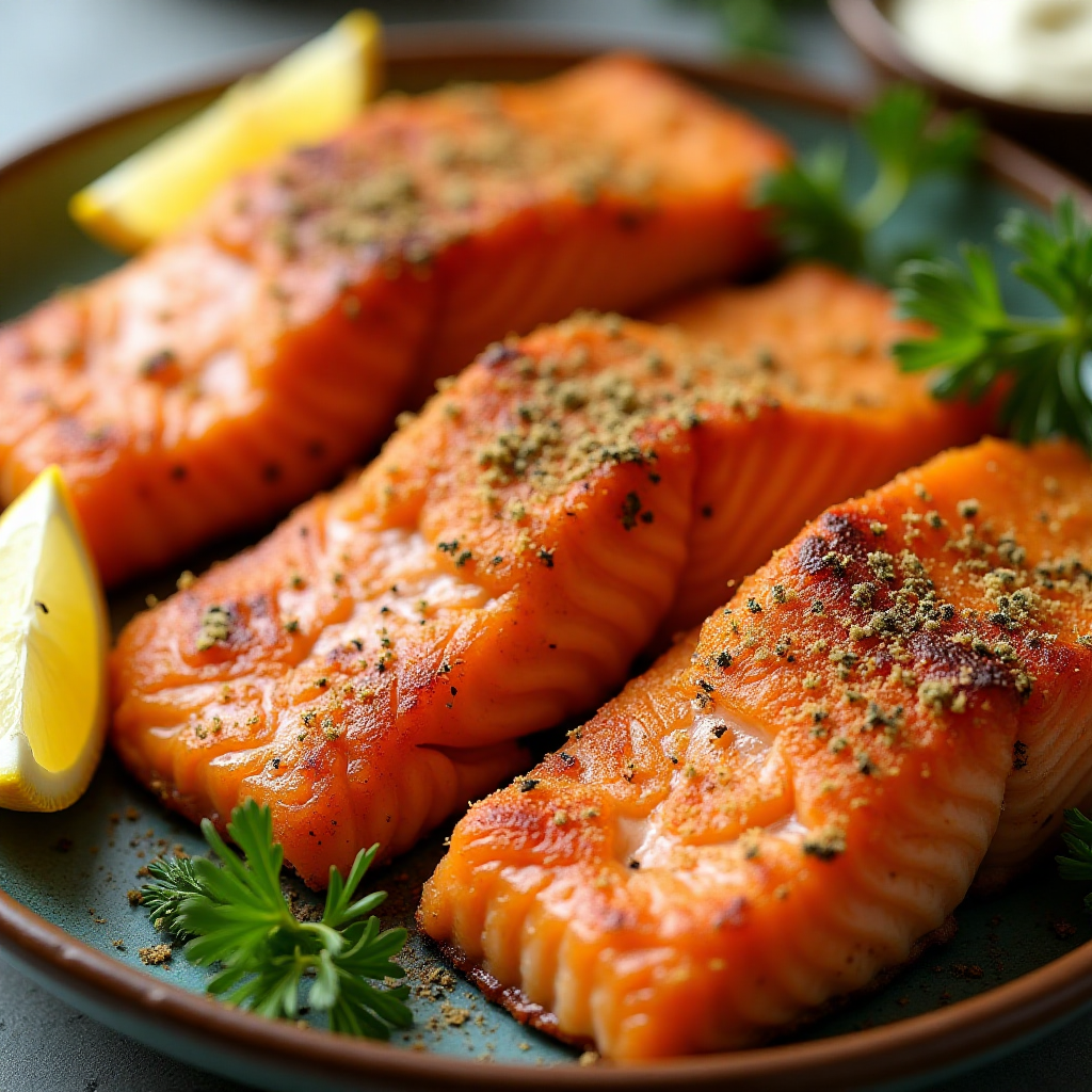 Air Fryer Salmon Steak