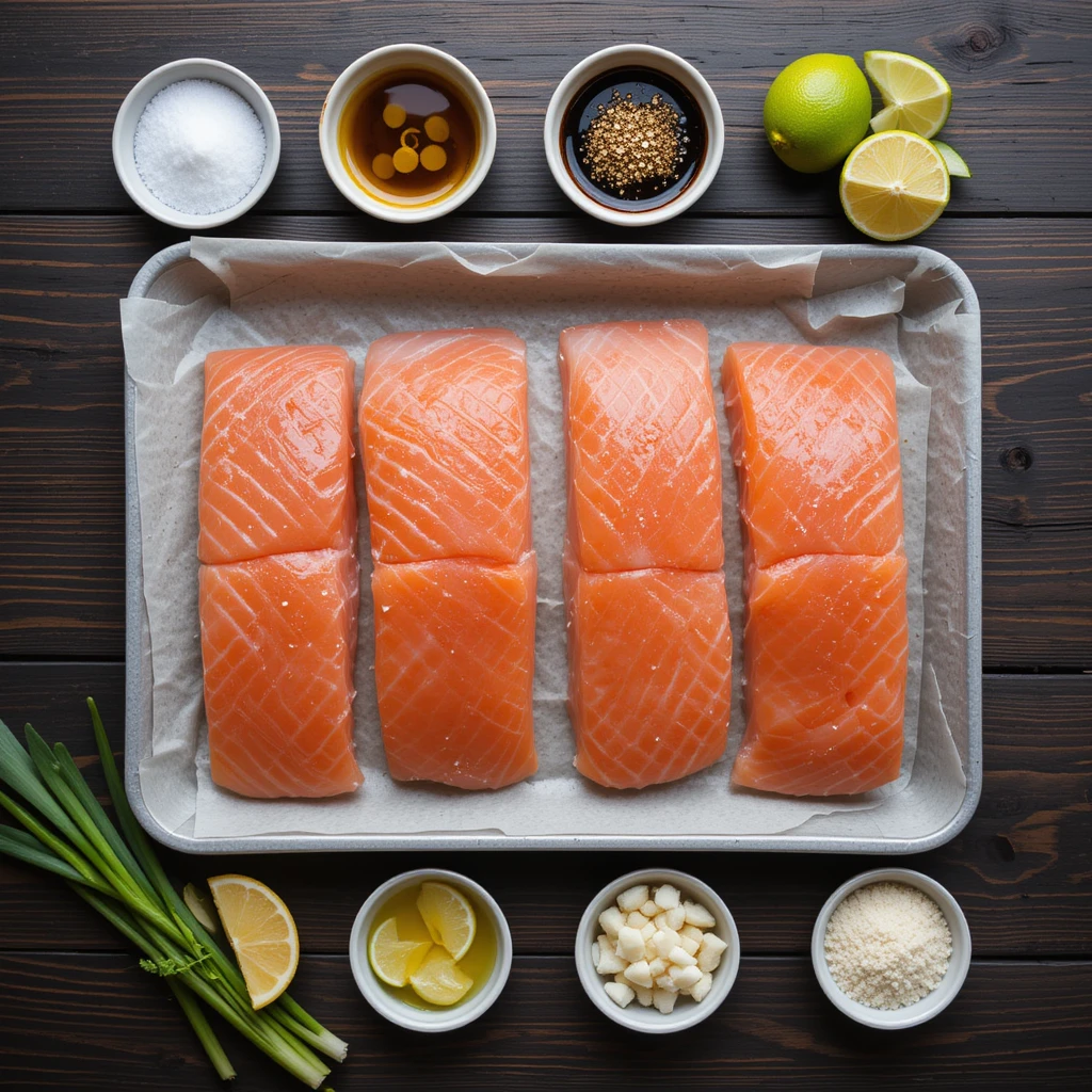 Air Fryer Salmon Teriyaki