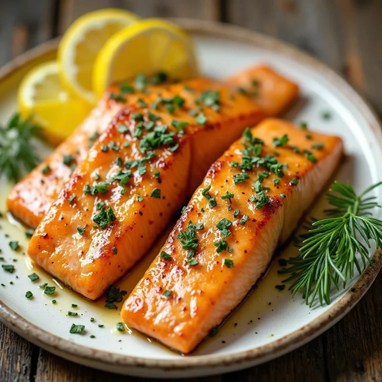 Air Fryer Salmon with Dijon Mustard