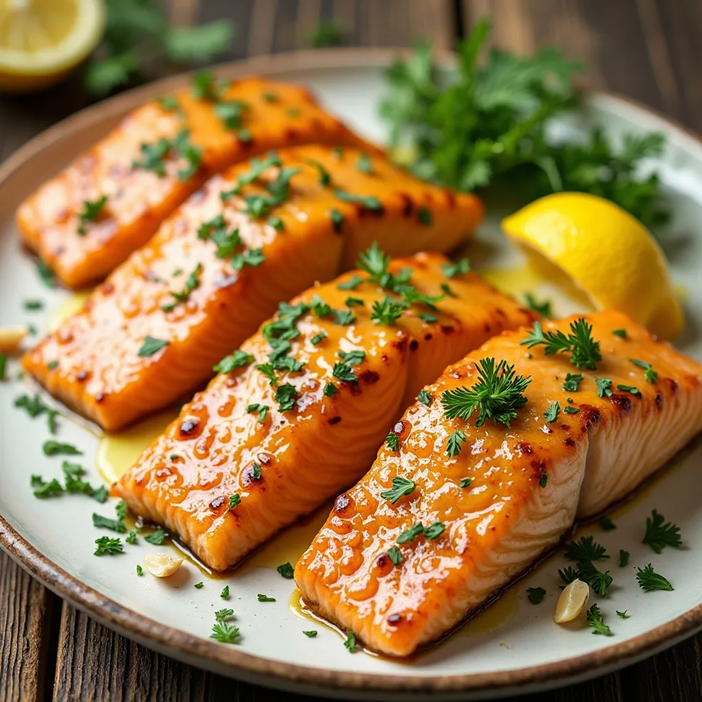 Air Fryer Salmon with Dijon Mustard