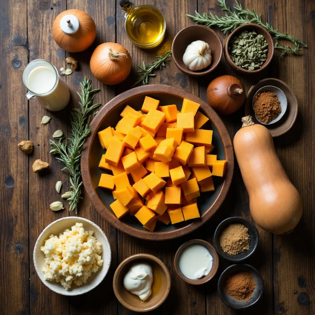 Air Fryer Squash Soup
