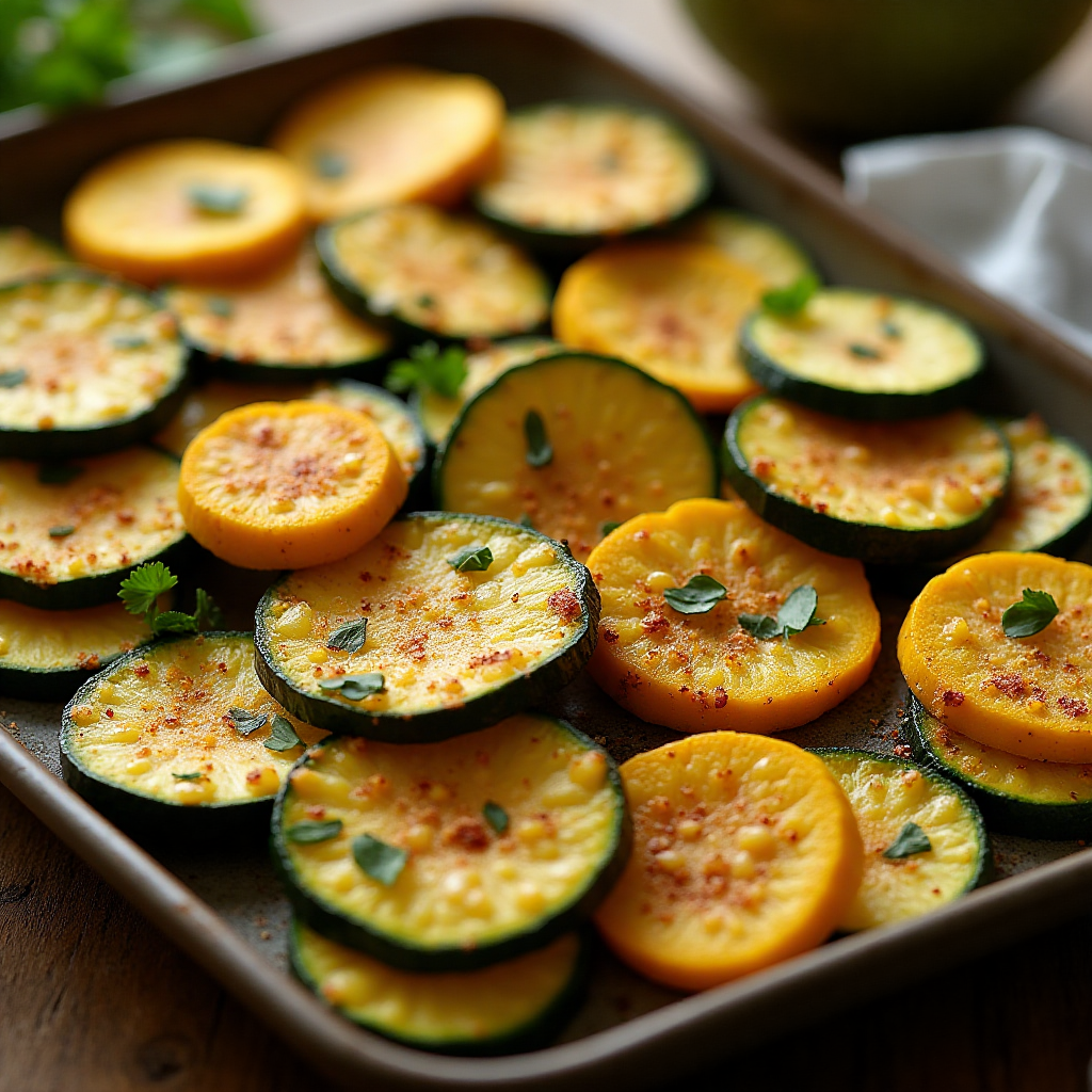 Air Fryer Squash and Zucchini