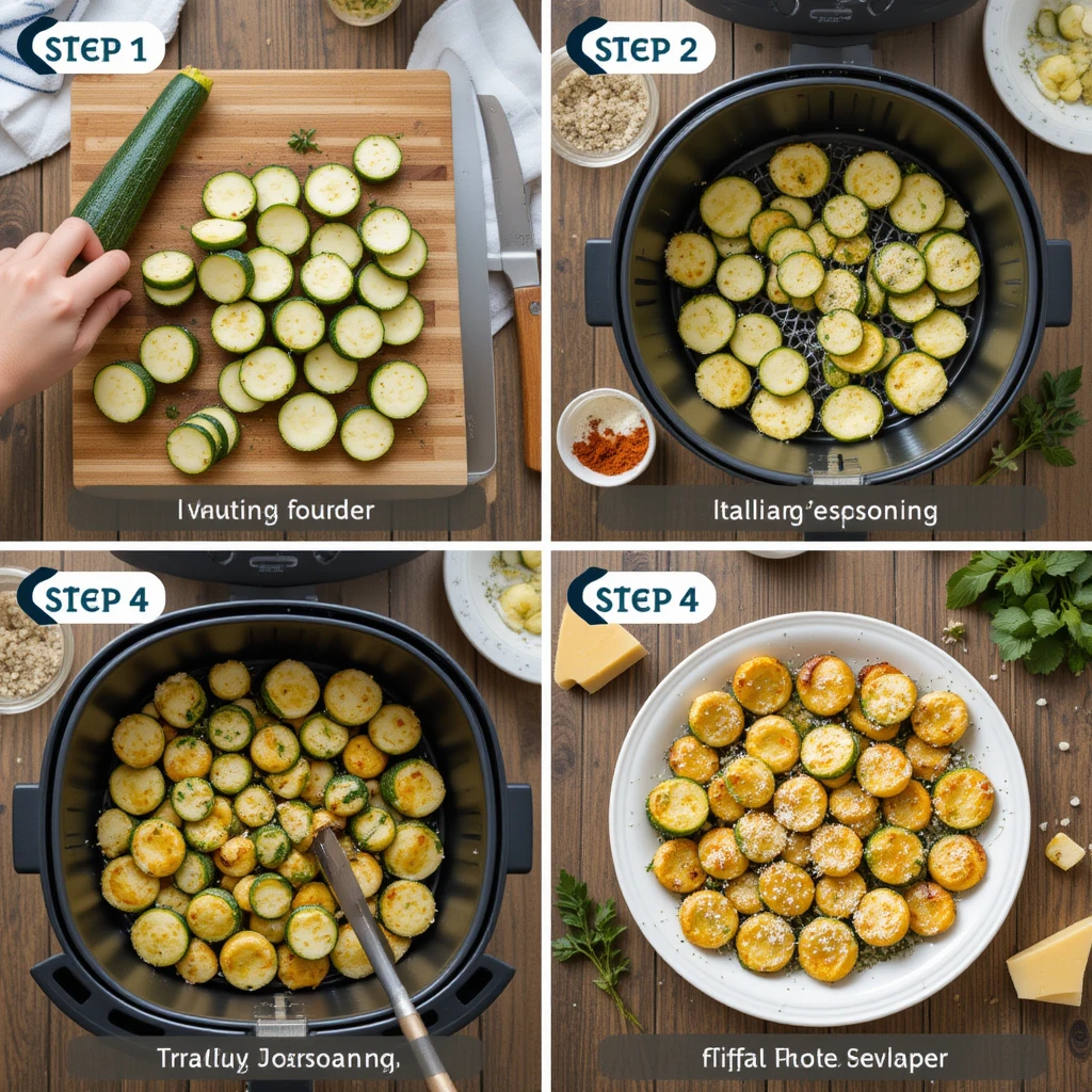 Air Fryer Squash and Zucchini
