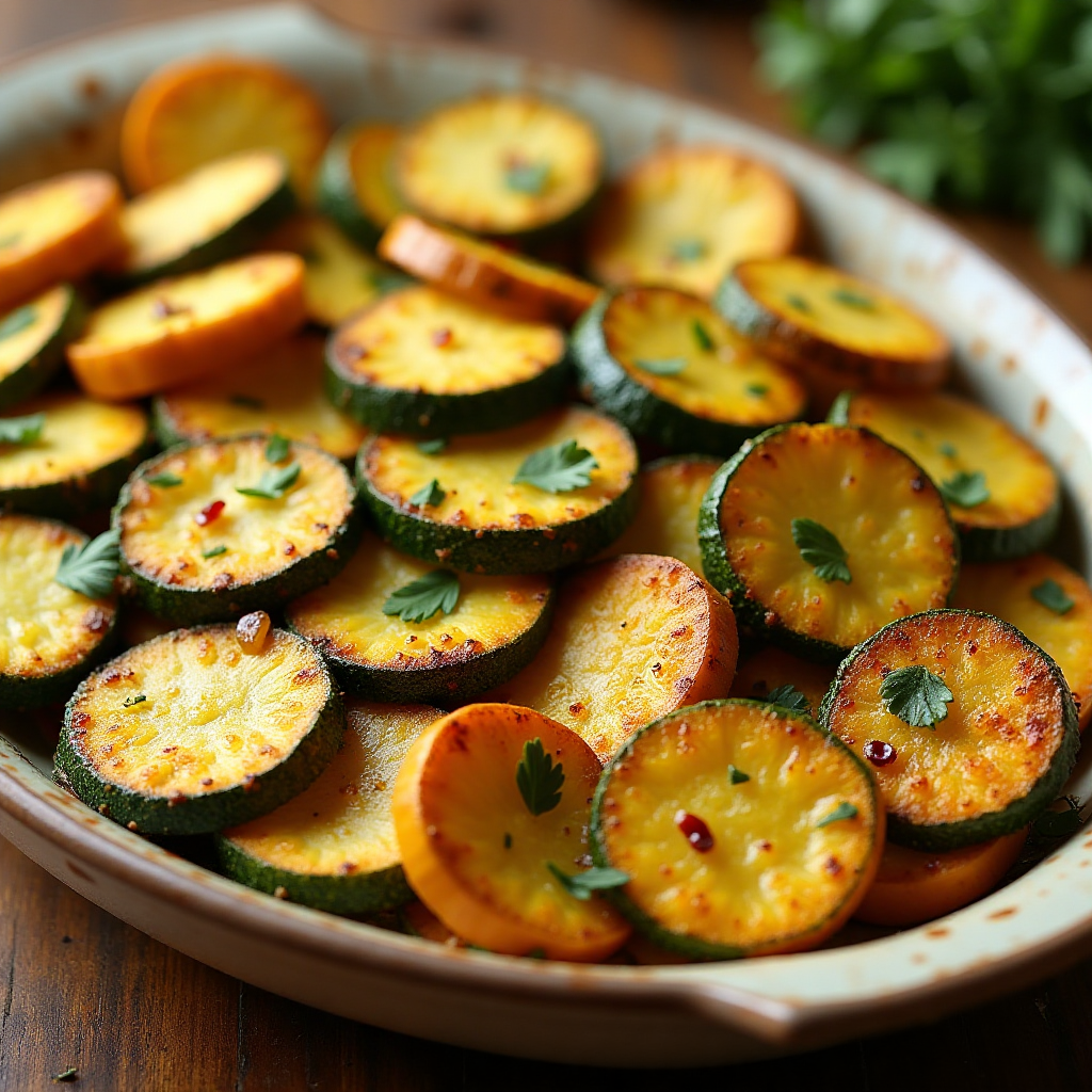 Air Fryer Squash and Zucchini