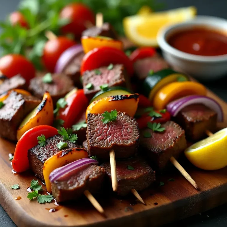 Air Fryer Steak Kabobs
