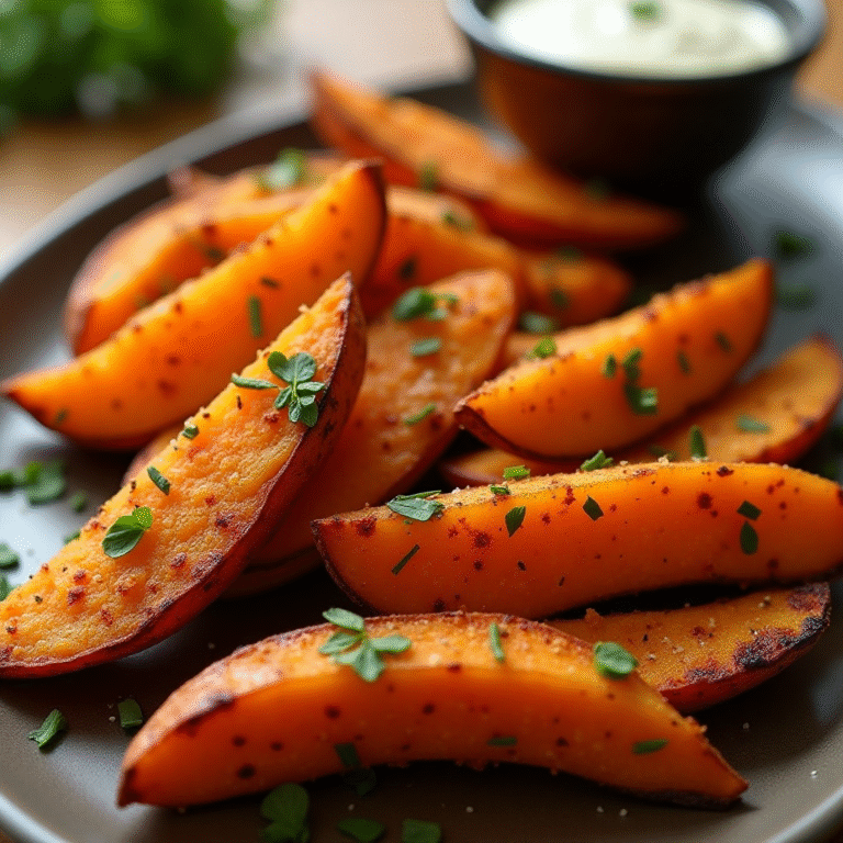 Air Fryer Sweet Potato Wedges