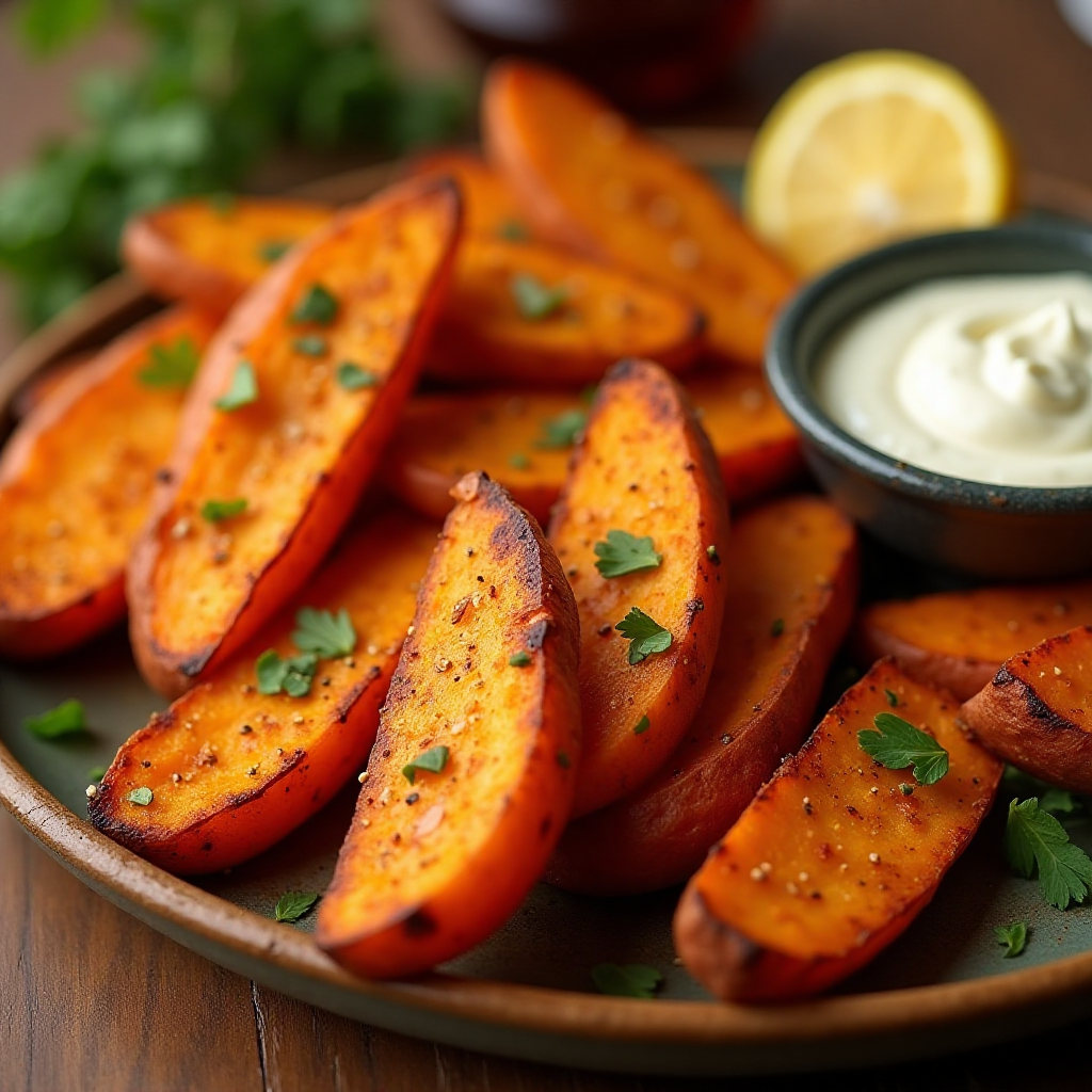Air Fryer Sweet Potato Wedges