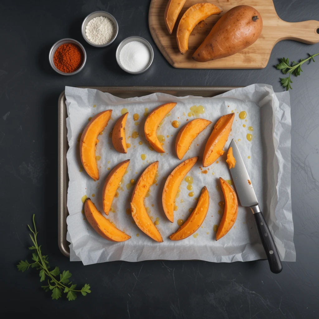 Air Fryer Sweet Potato Wedges
