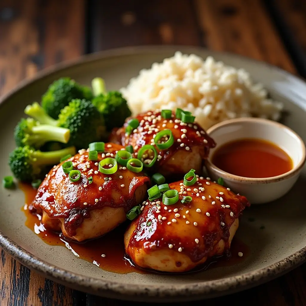Air Fryer Teriyaki Chicken Thighs