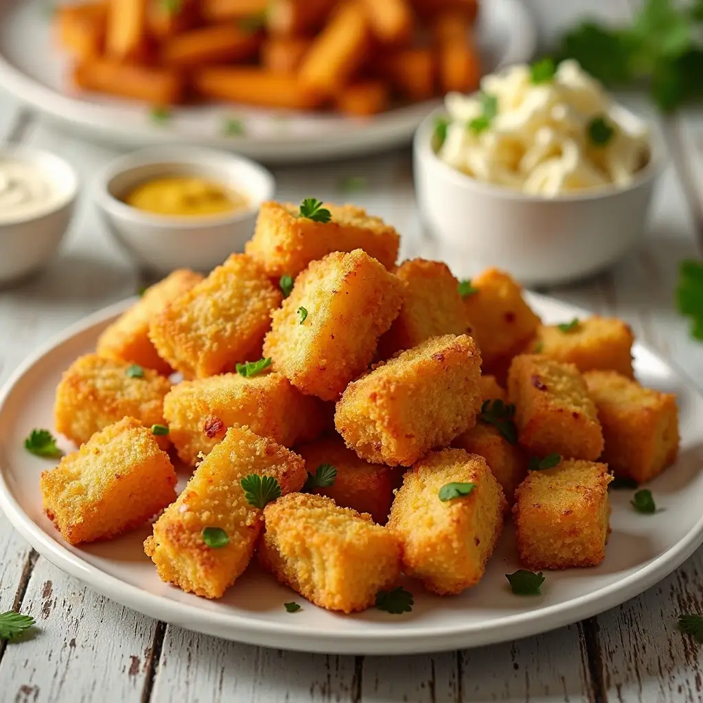 Air Fryer Tofu Nuggets