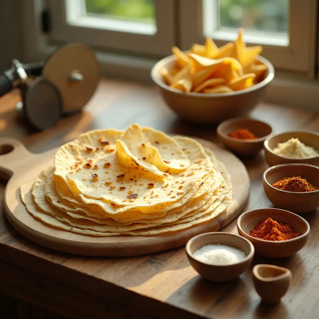 Air Fryer Tortilla Strips