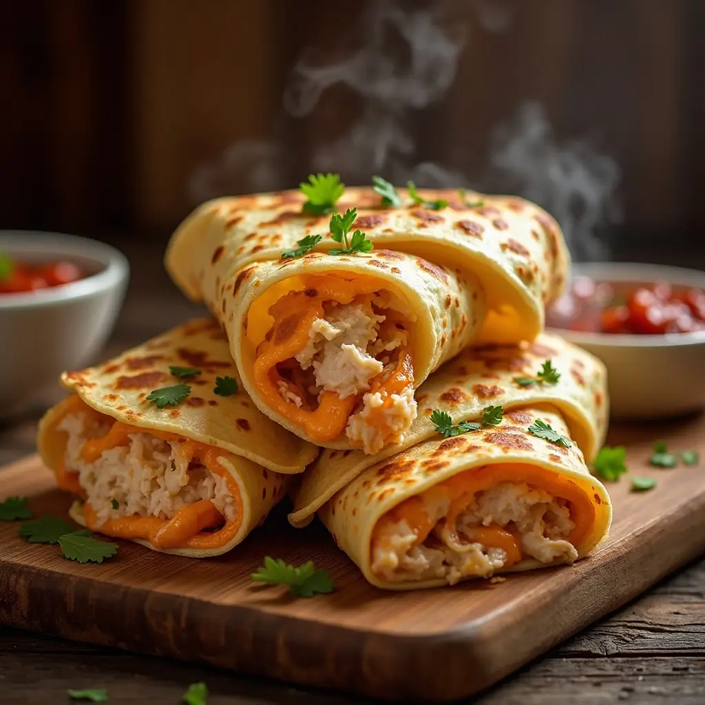 Air Fryer Tortilla Wraps