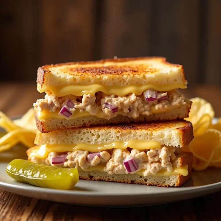 Air Fryer Tuna Melt