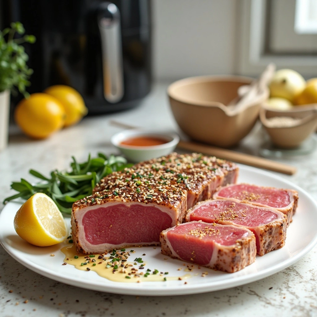 Air Fryer Tuna Steak