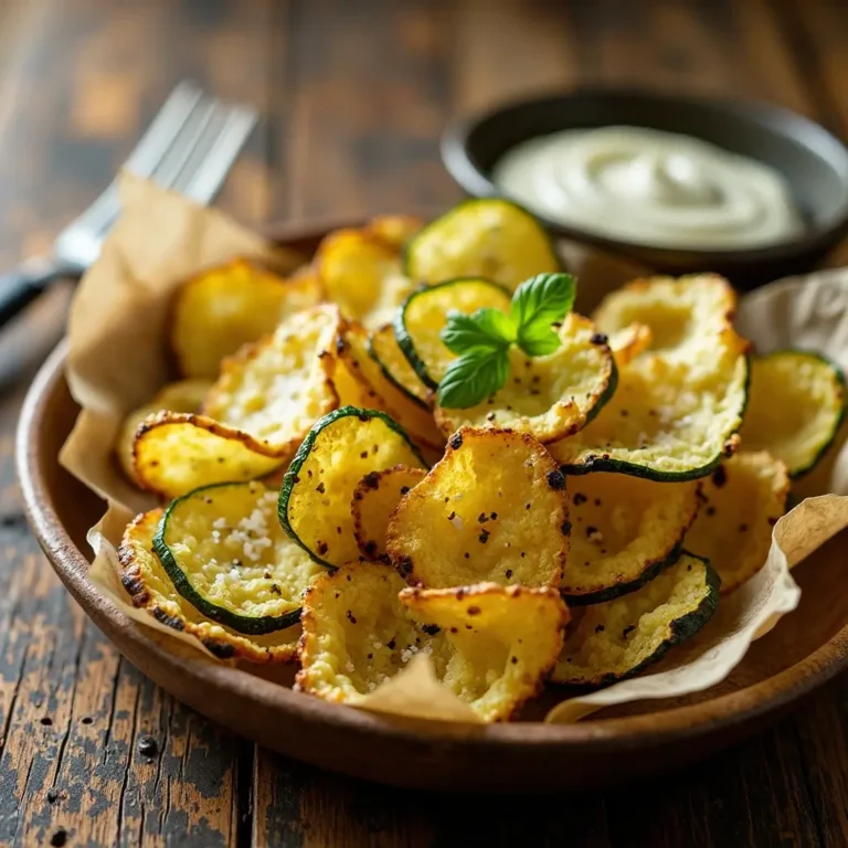 Air Fryer Zucchini Chips No Breading