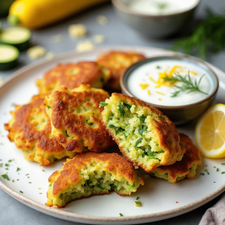 Air Fryer Zucchini Fritters