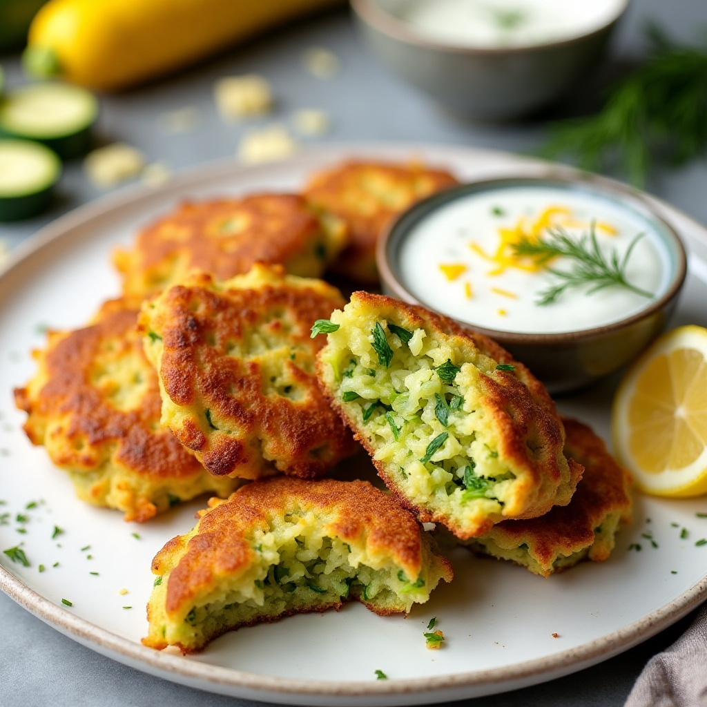 Air Fryer Zucchini Fritters
