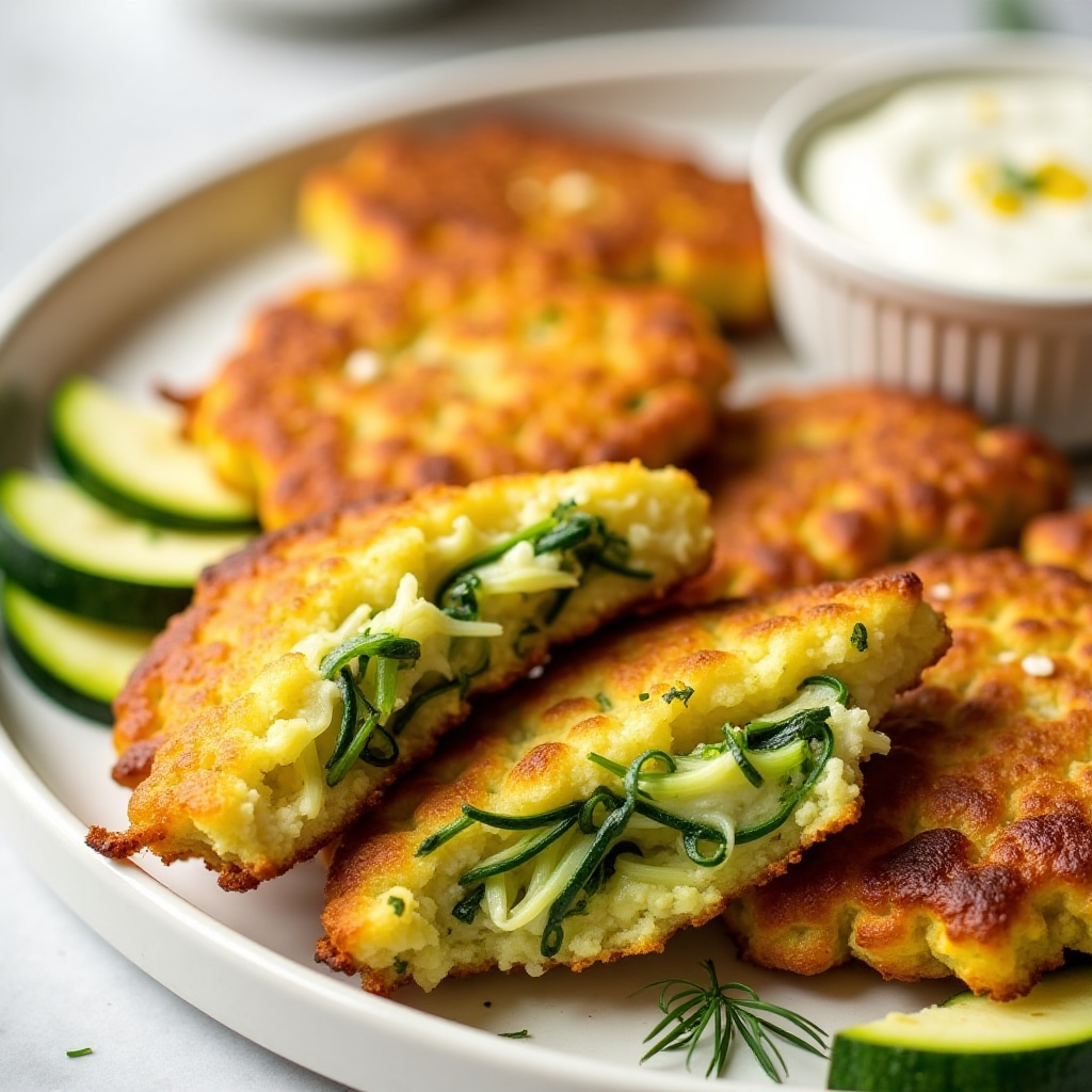 Air Fryer Zucchini Fritters