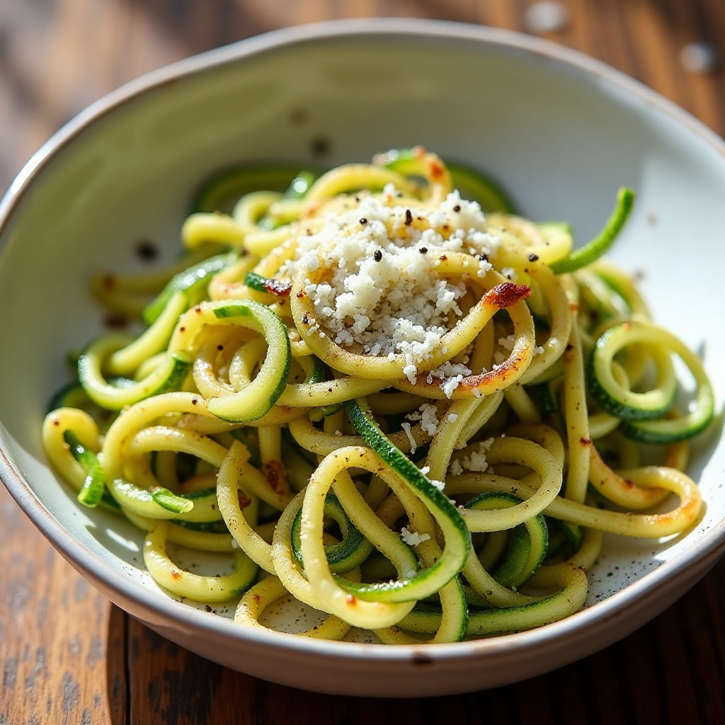 Air Fryer Zucchini Noodles