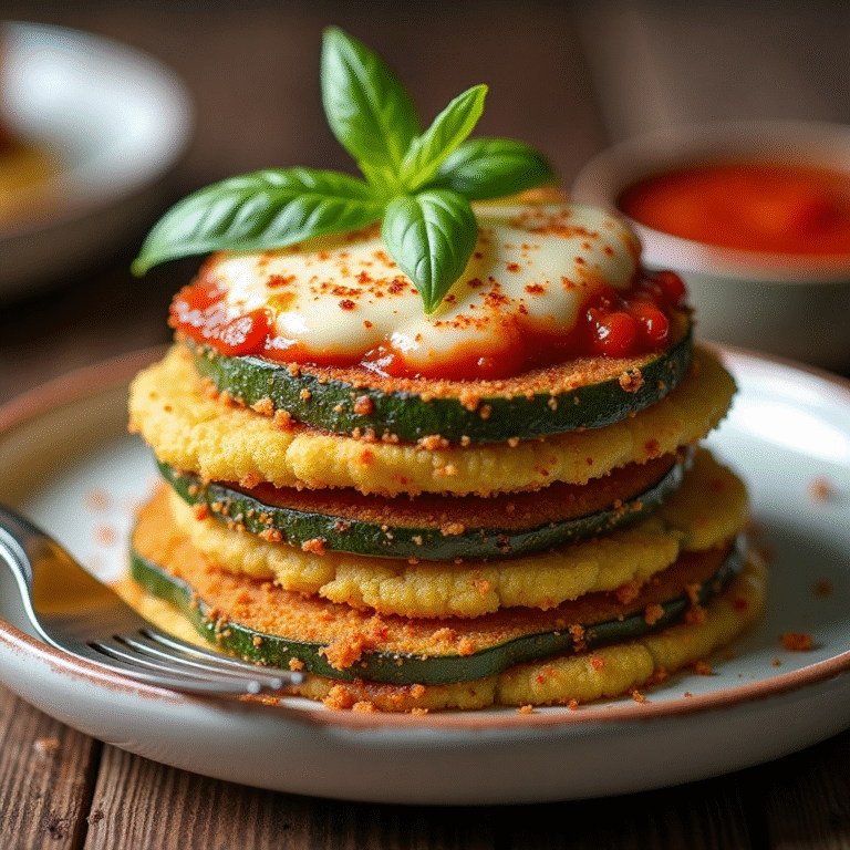 Air Fryer Zucchini Parmesan