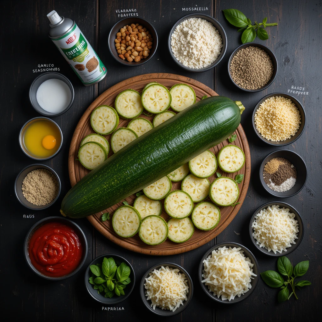 Air Fryer Zucchini Parmesan