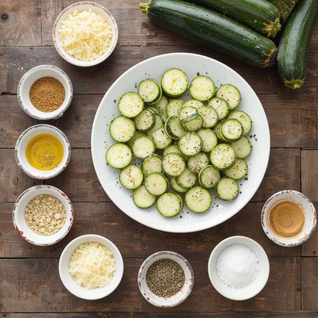 Air Fryer Zucchini with Parmesan