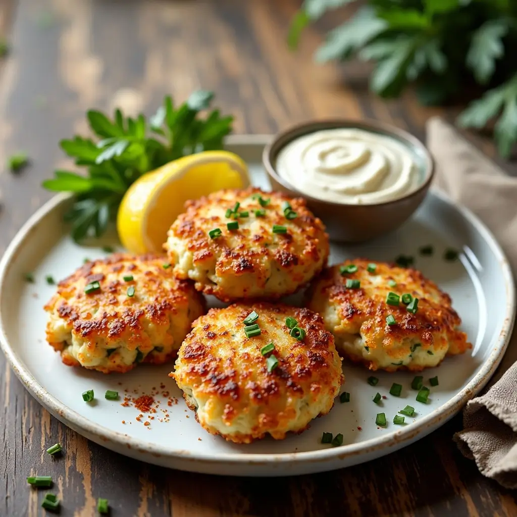 Crab Cake in Air Fryer