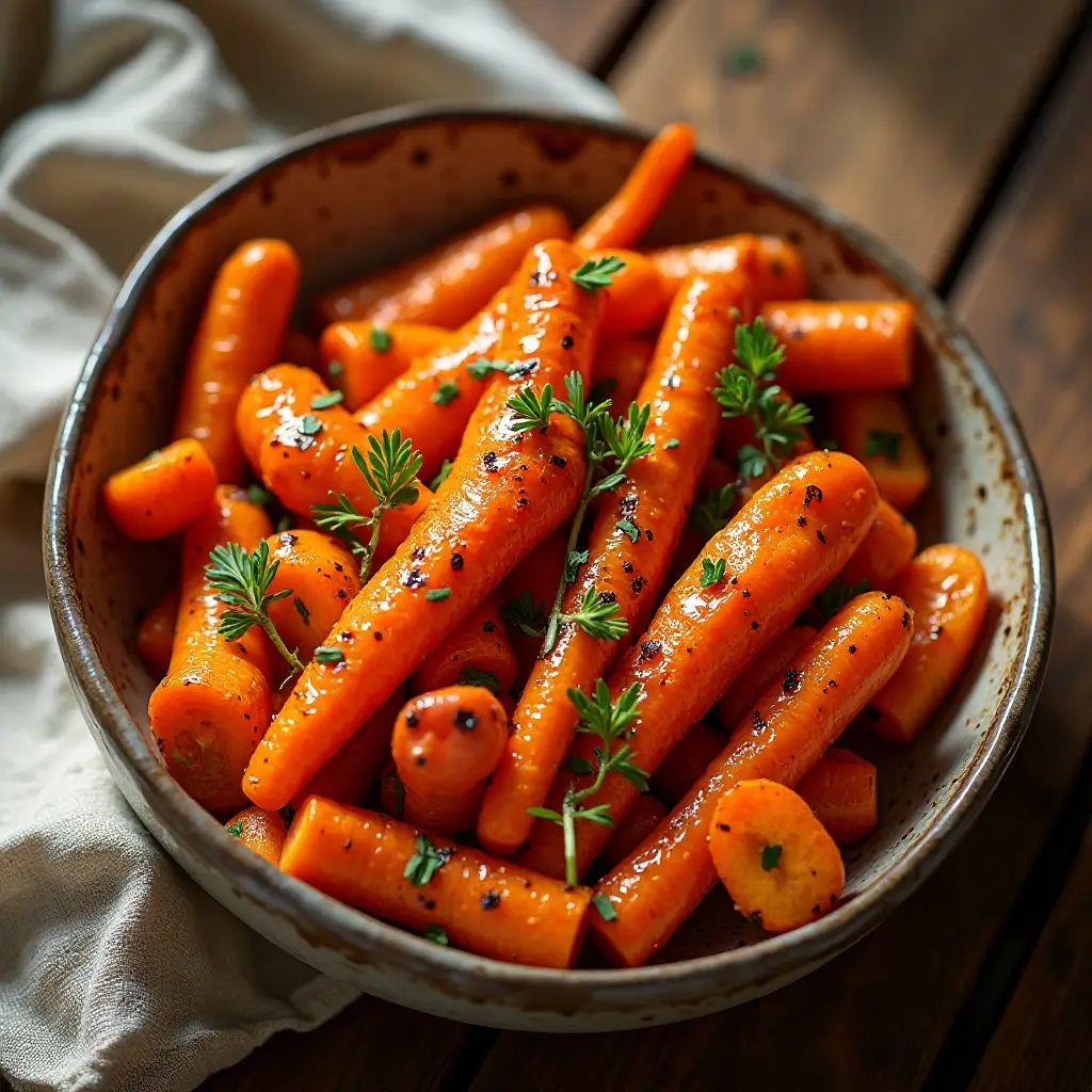Honey Glazed Carrots Air Fryer