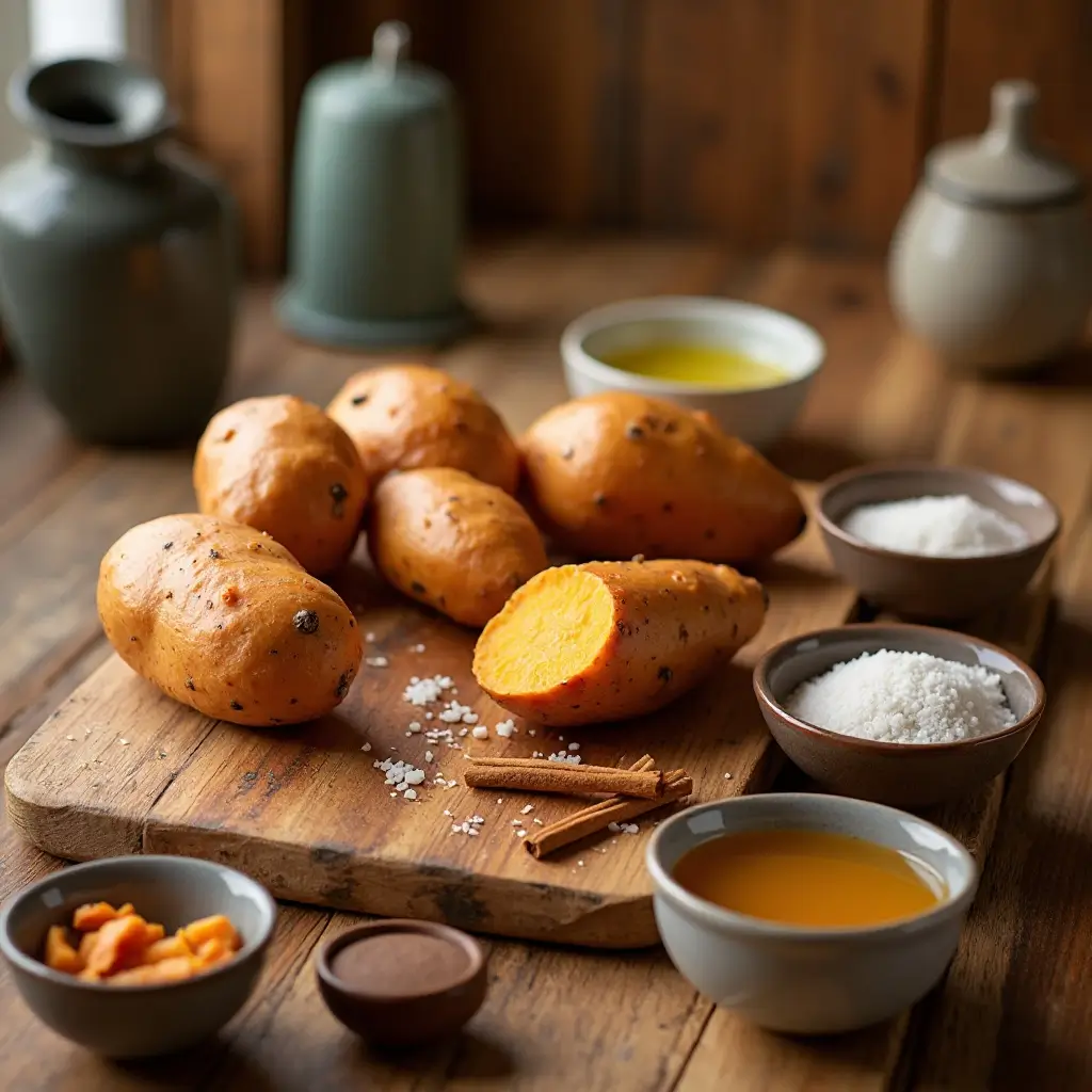 Japanese Sweet Potatoes Air Fryer