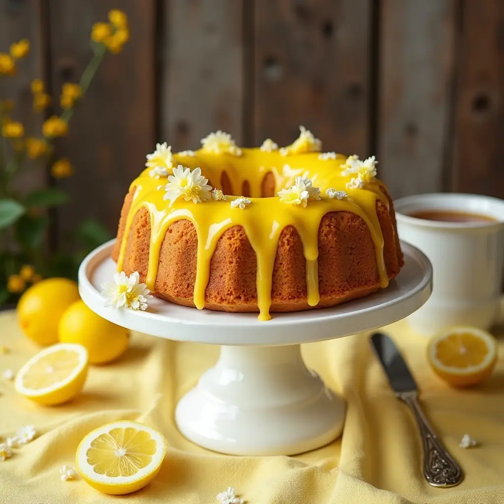 Lemon Drizzle Cake in Air Fryer