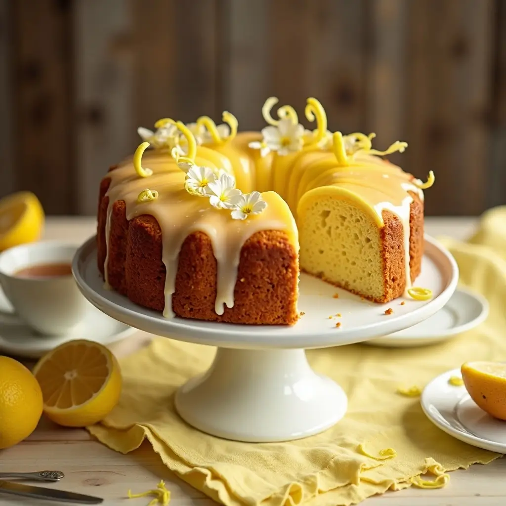 Lemon Drizzle Cake in Air Fryer