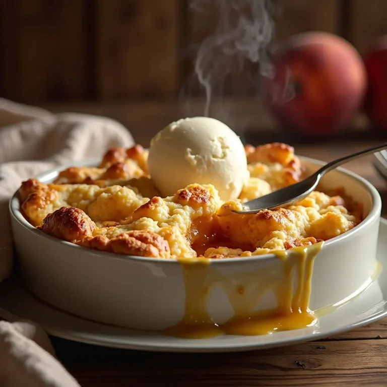 Peach Cobbler in Air Fryer