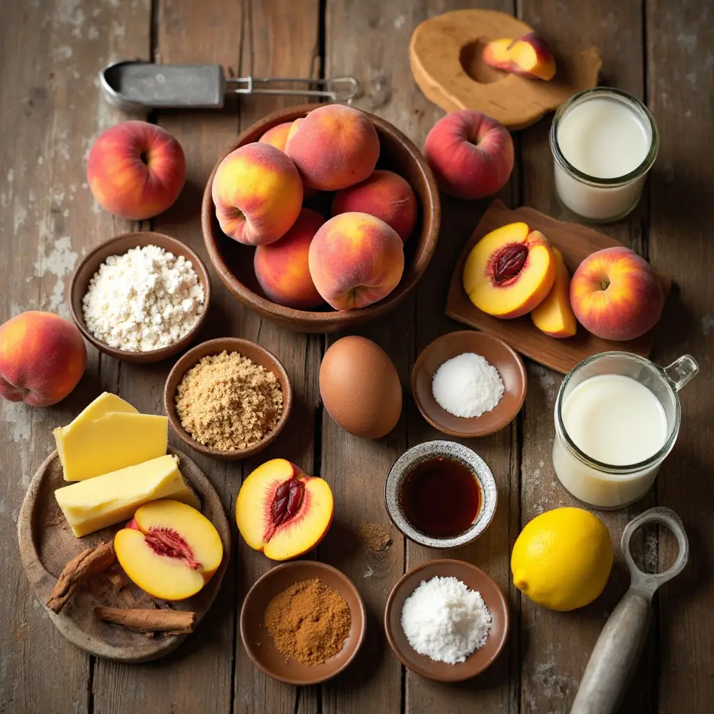 Peach Cobbler in Air Fryer