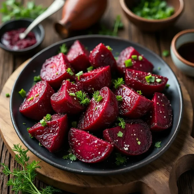 Roasted Beets in Air Fryer