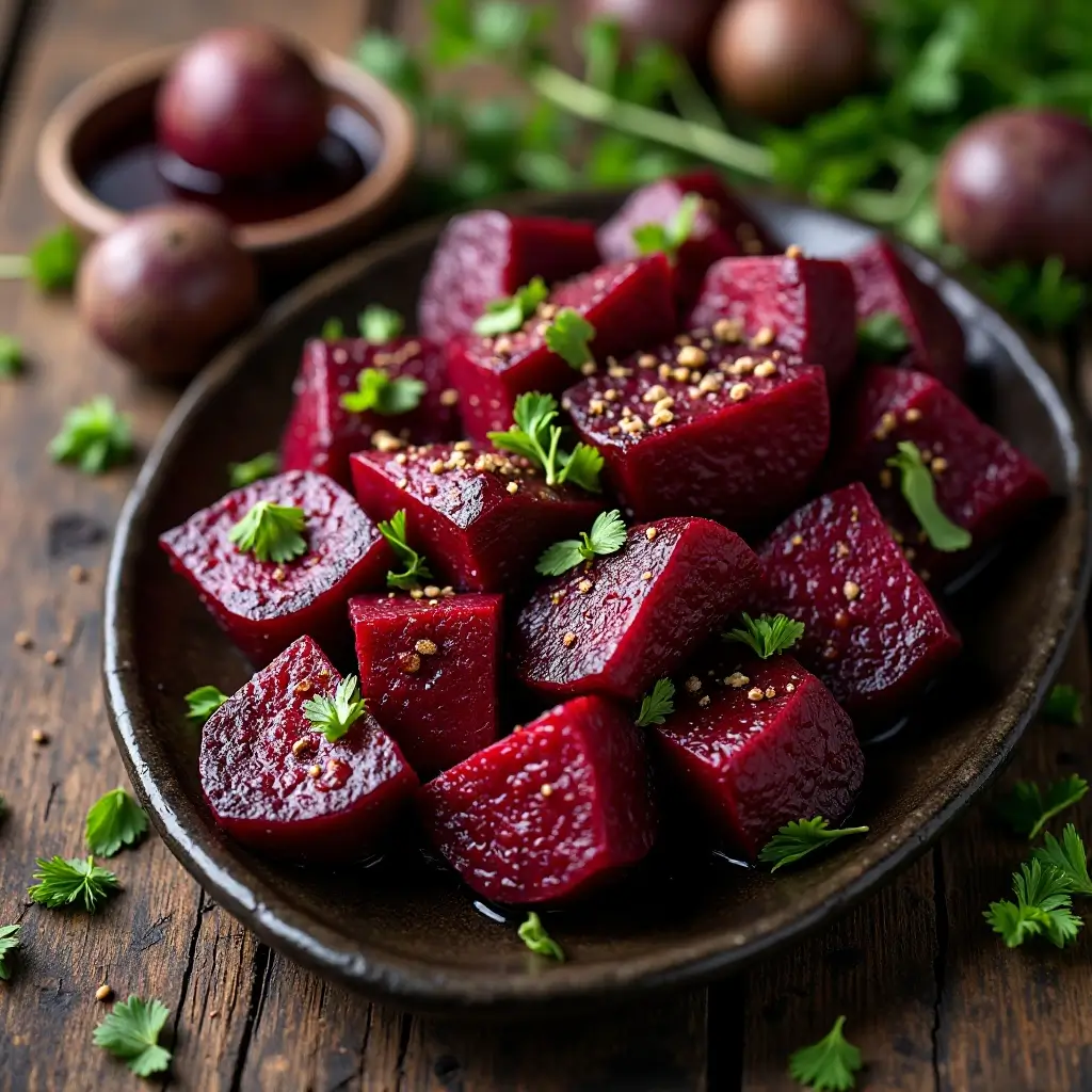 Roasted Beets in Air Fryer