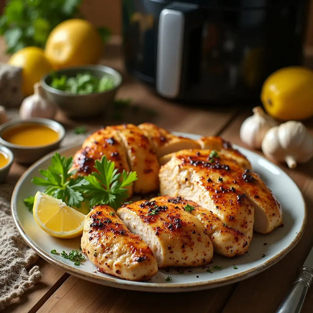 air fryer grilled chicken