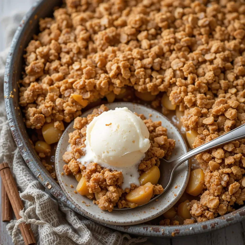 Air Fryer Apple Crisp
