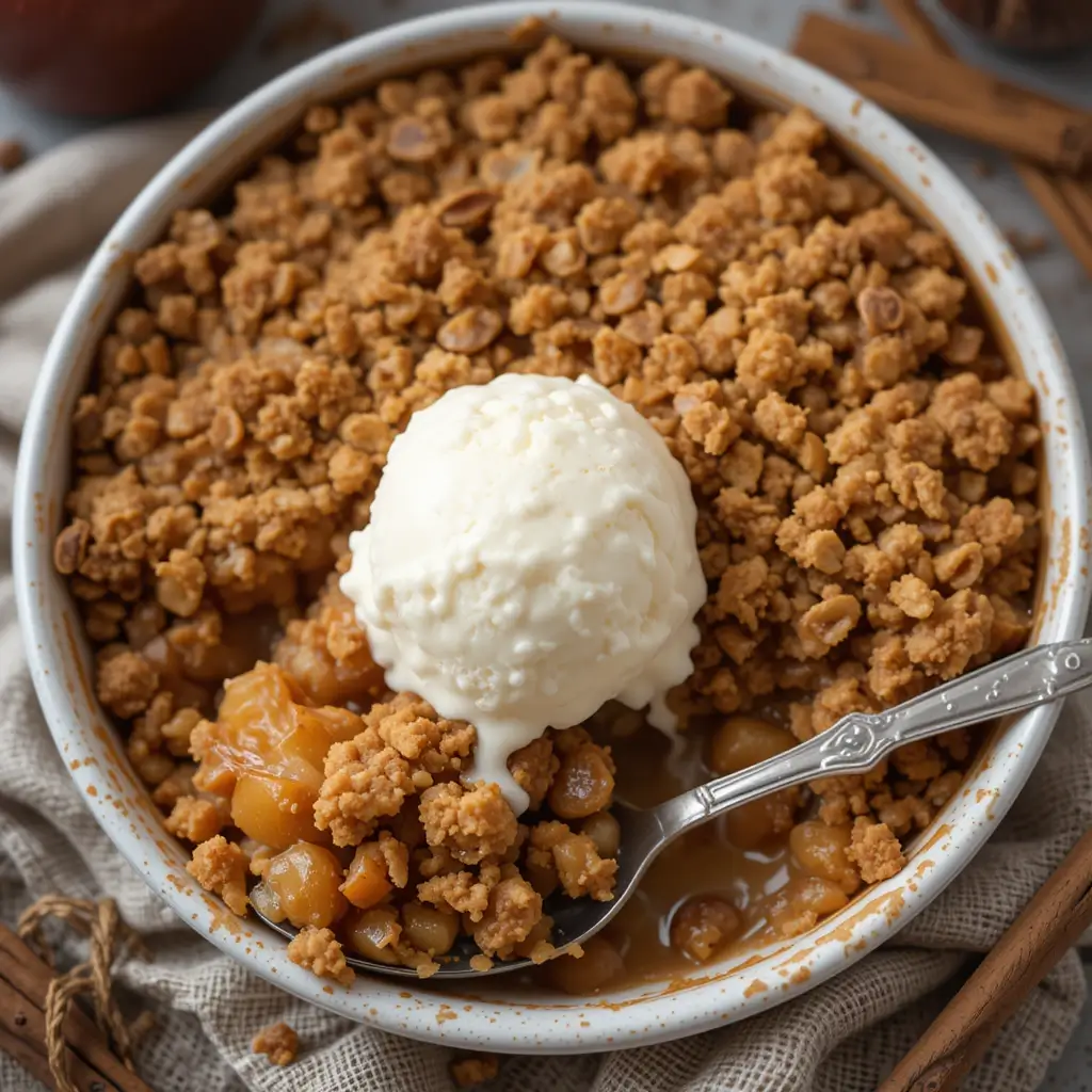 Air Fryer Apple Crisp