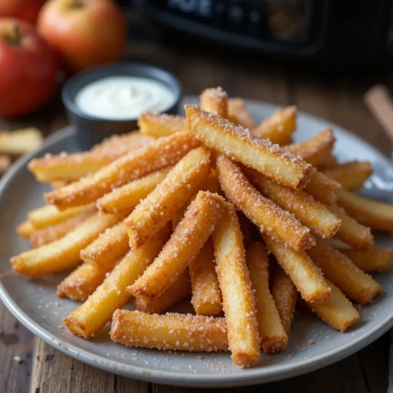 Air Fryer Apple Fries