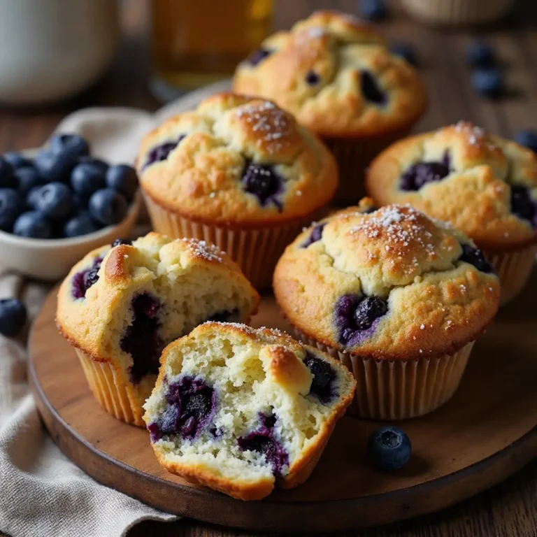 Air Fryer Blueberry Muffins