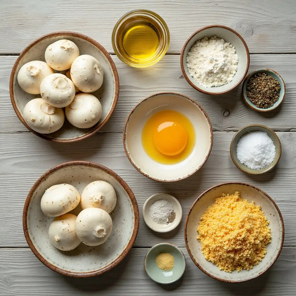 Air Fryer Breaded Mushrooms
