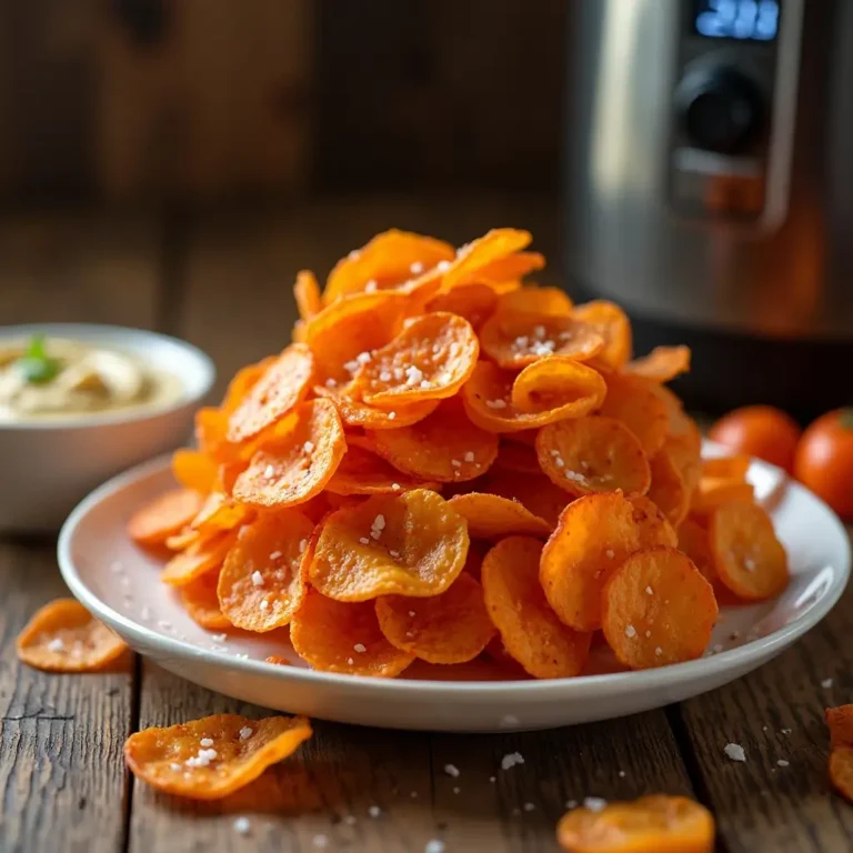 Air Fryer Carrots Chips