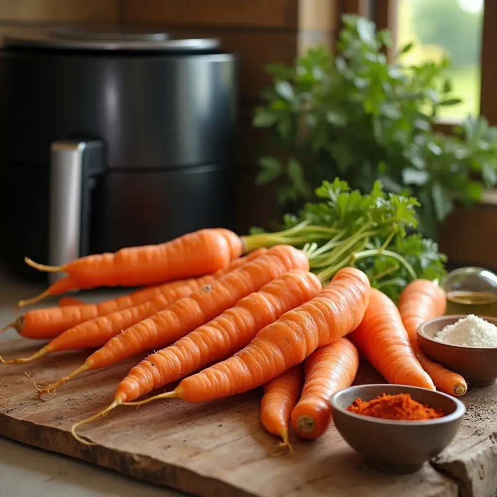 Air Fryer Carrots Chips