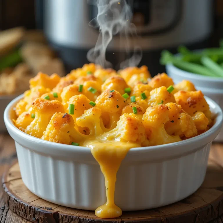 Air Fryer Cauliflower Cheese