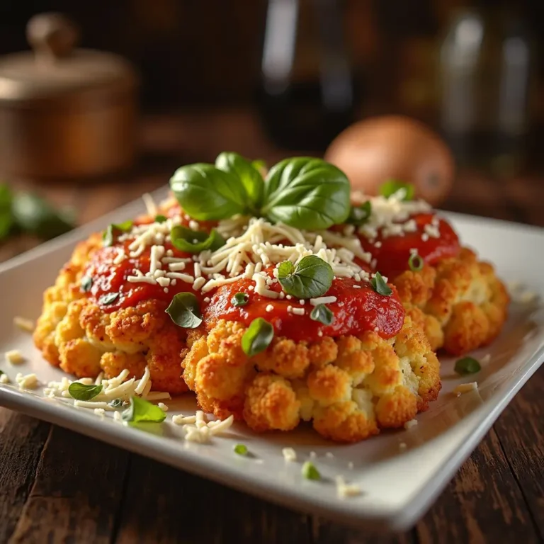 Air Fryer Cauliflower Parmesan
