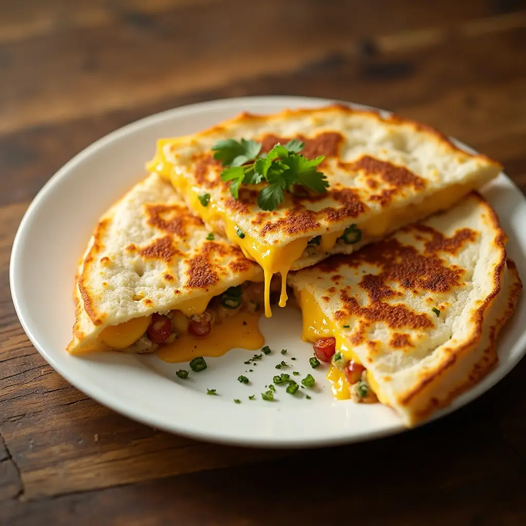 Air Fryer Cheese Quesadilla
