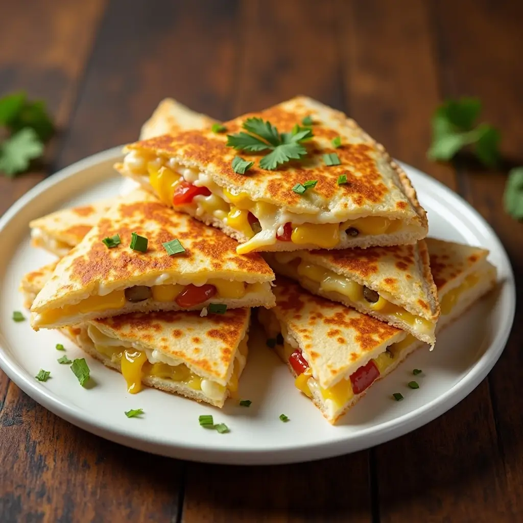 Air Fryer Cheese Quesadilla