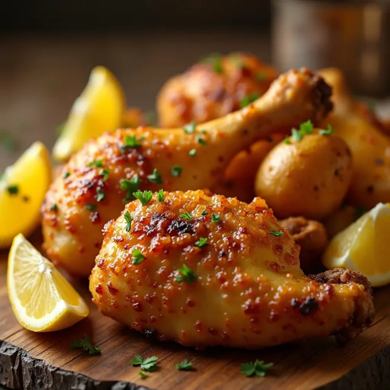 Air Fryer Chicken Legs and Potatoes