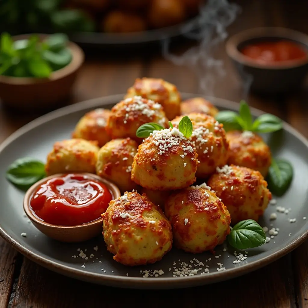Air Fryer Chicken Meatballs